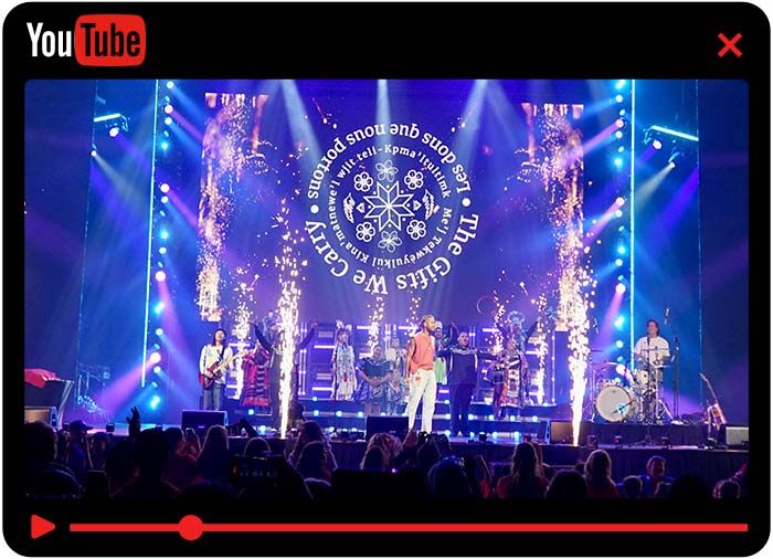 2025 Youth Gathering Event shown in a YouTube frame